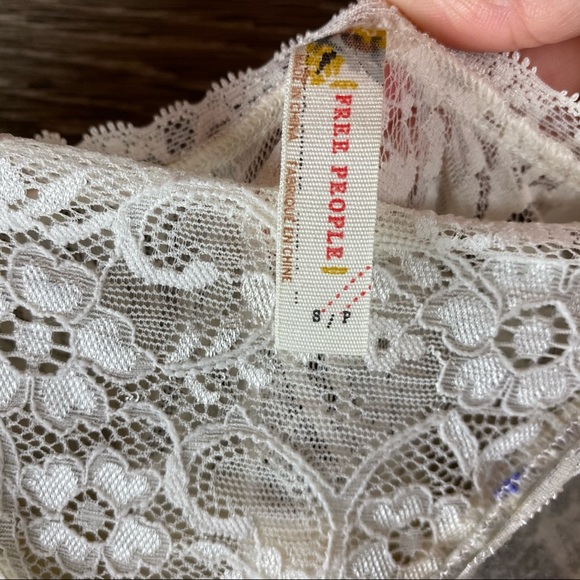 Free People Lace Tank Top Small - Picture 7 of 14